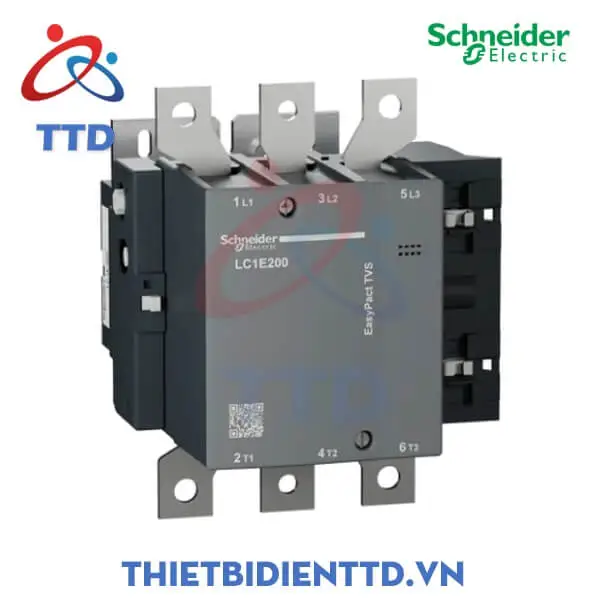 LC1E200F5 - Khởi động từ (Contactor) 110VAC 50/60Hz, 200A, 3P Schneider Tesys LC1E200F5 thiet bi dien ttd