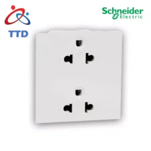 Ổ cắm đôi 3 chấu 16A size E, M3T426UST2_WE Schneider o-cam-doi-3-chau-16a-size-e-m3t426ust2_we-schneider